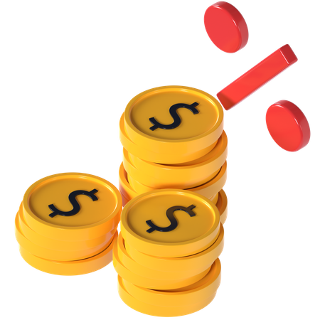 Financial Tax  3D Icon