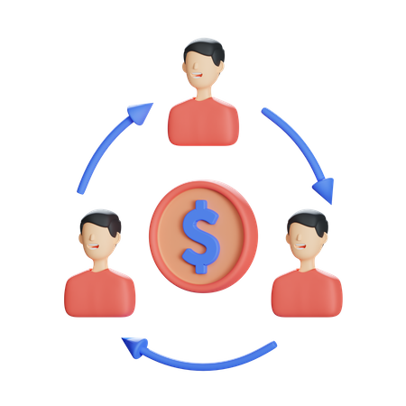 Financial Team  3D Icon