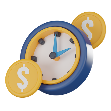 Financial Time  3D Icon