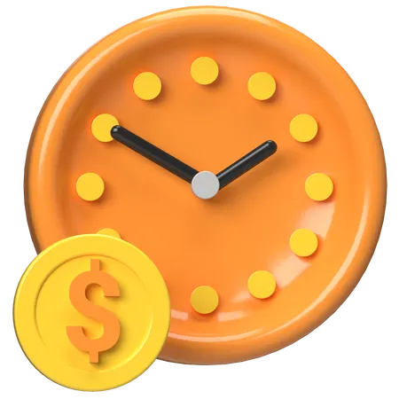 Financial Time  3D Icon