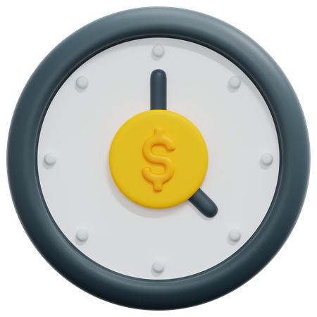 Financial Time  3D Icon