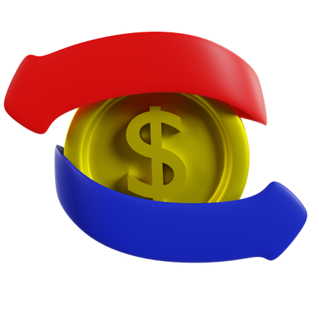 Financial Transaction Analysis  3D Icon
