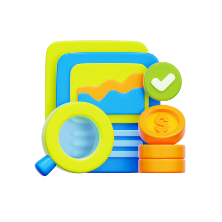 Financial Trend Analysis  3D Icon