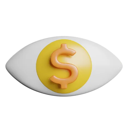 Financial Vision  3D Icon