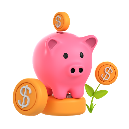 Financial Wellbeing  3D Icon