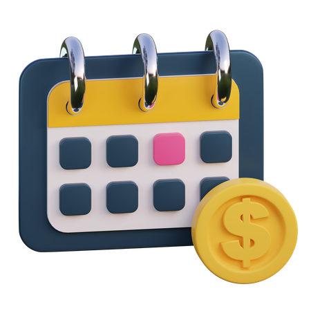 Financial Year  3D Icon