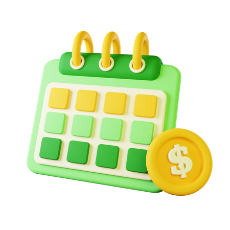 Financial Year  3D Icon