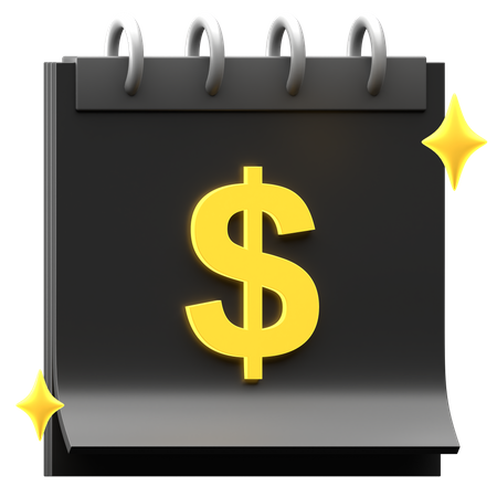 Financial Year  3D Icon