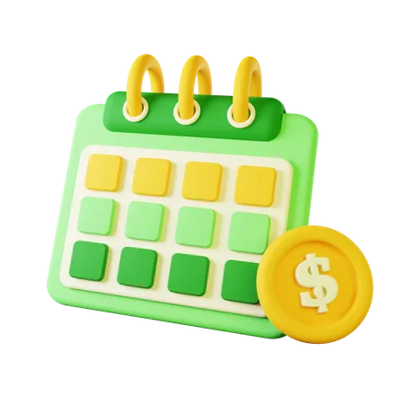 Financial Year  3D Icon