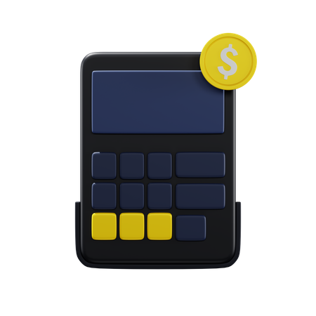 Financialcalculator  3D Icon