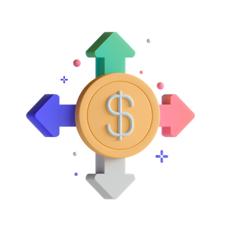 Financiamento alternativo  3D Illustration