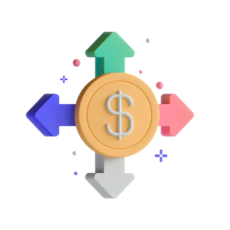 Financiamento alternativo  3D Illustration