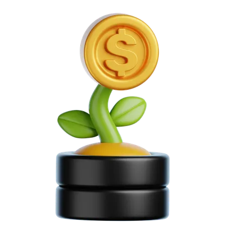 Investimento Financeiro  3D Icon