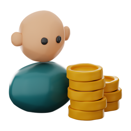 Financier  3D Icon