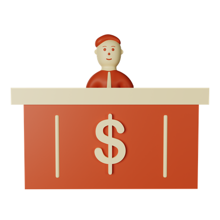 Financier  3D Icon