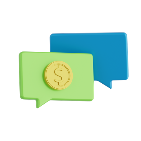 Finanz-Chat  3D Icon