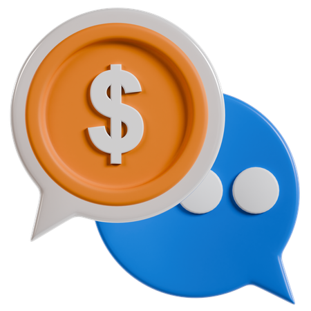 Finanz-Chat  3D Icon