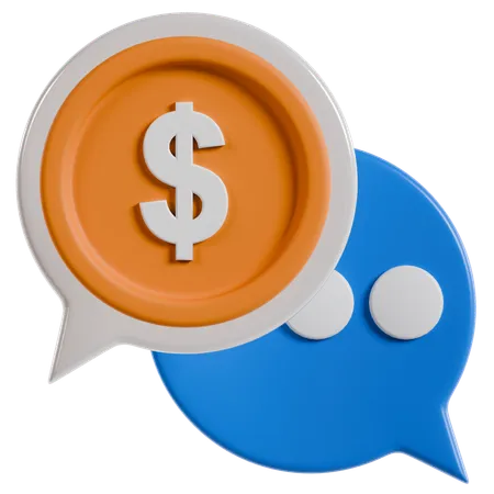 Finanz-Chat  3D Icon