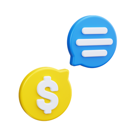 Finanz-Chat  3D Icon