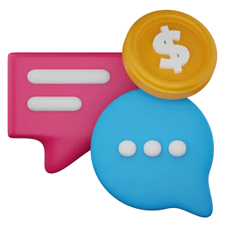 Finanz-Chat  3D Icon