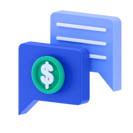 Finanz-Chat  3D Icon