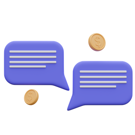 Finanz-Chat  3D Icon