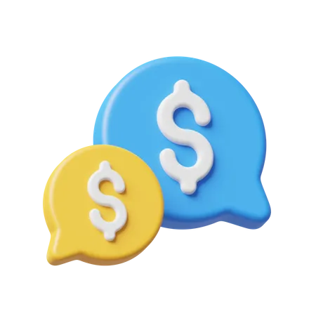 Finanz-Chat  3D Icon