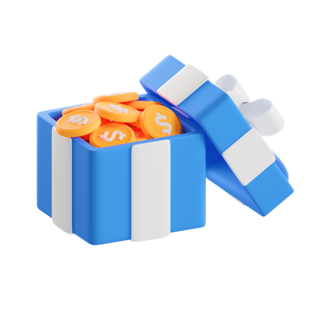 Finanzgeschenk  3D Icon