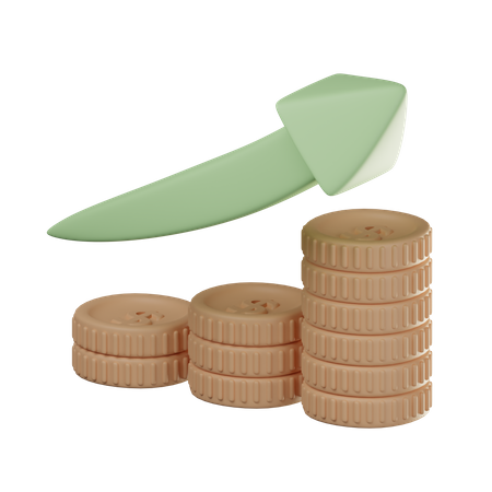 Finanzgewinn  3D Icon