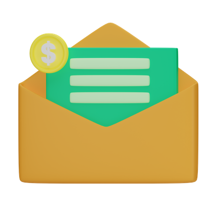 Finanzmail  3D Icon