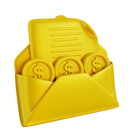 Finanzmail  3D Icon