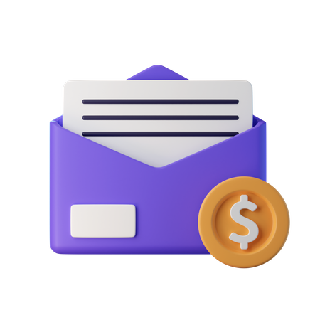 Finanzmail  3D Icon