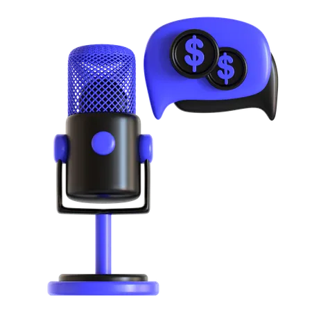 Finanz-Podcast  3D Icon