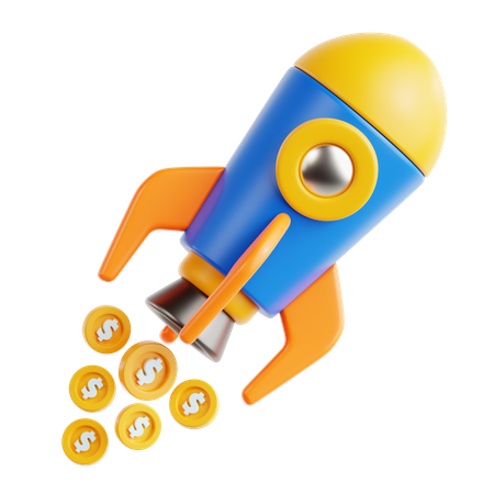 Finanz-Startup  3D Icon