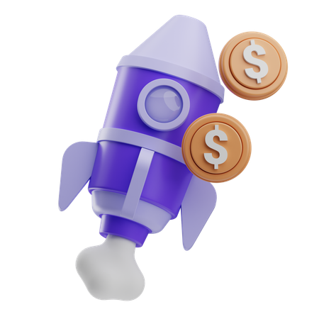 Finanz-Startup  3D Icon