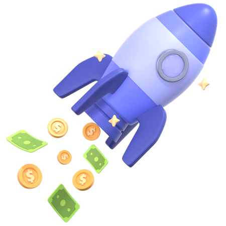 Finanz-Startup  3D Icon