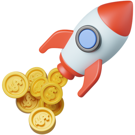 Finanz-Startup  3D Icon