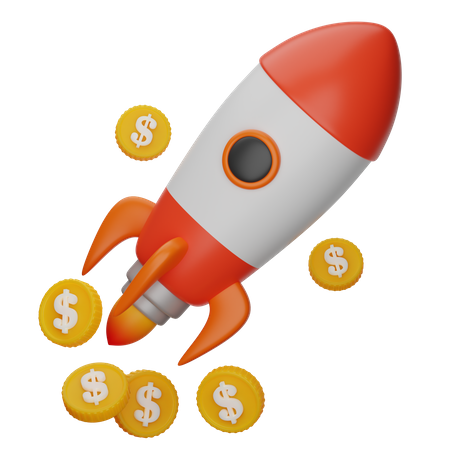 Finanz-Startup  3D Icon