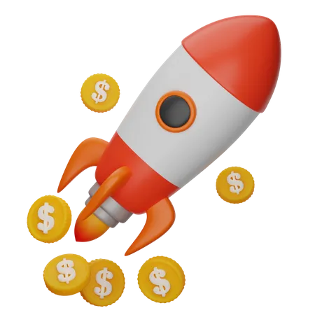 Finanz-Startup  3D Icon