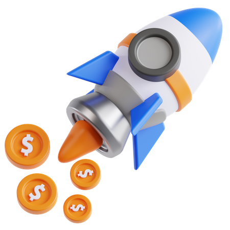 Finanzielles Startup  3D Icon