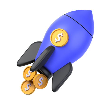 Finanzielles Startup  3D Icon