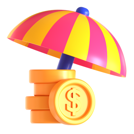 Finanzversicherung  3D Icon