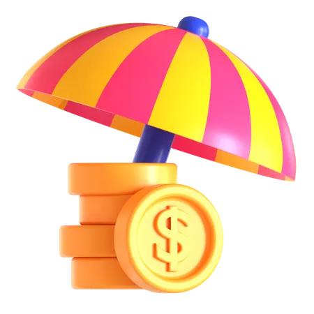 Finanzversicherung  3D Icon