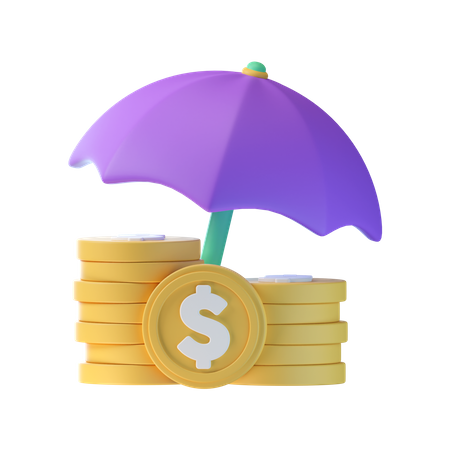 Finanzversicherung  3D Icon