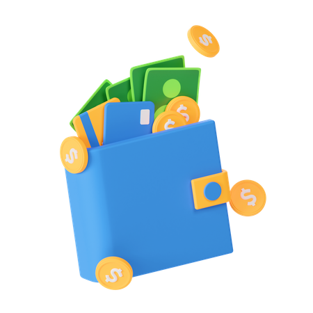 Finanz-Wallet  3D Icon