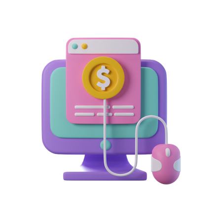 Finanz-Website  3D Icon