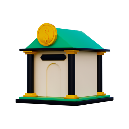 Finanzamt  3D Illustration