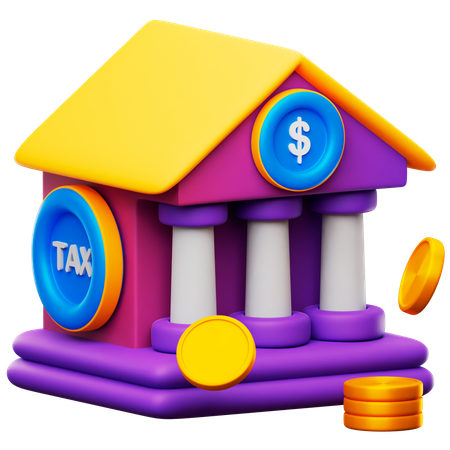 Finanzamt  3D Icon