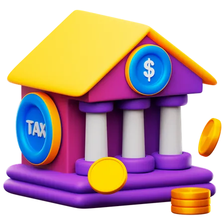 Finanzamt  3D Icon