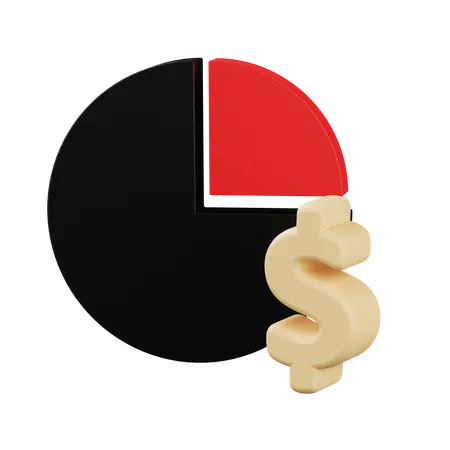 Finanzanalyse  3D Icon